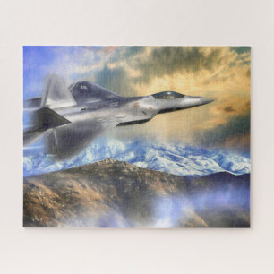 RAPTOREN ÜBER AMERIKA F22 JET PUZZLE