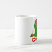 Raptoren und Kaffee Kaffeetasse (Mittel)