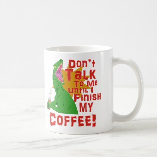 Raptoren und Kaffee Kaffeetasse (Rechts)