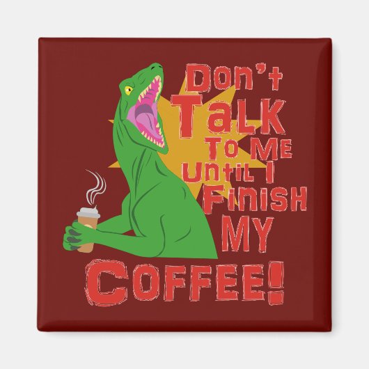 Raptoren und Kaffee Magnet (Vorne)