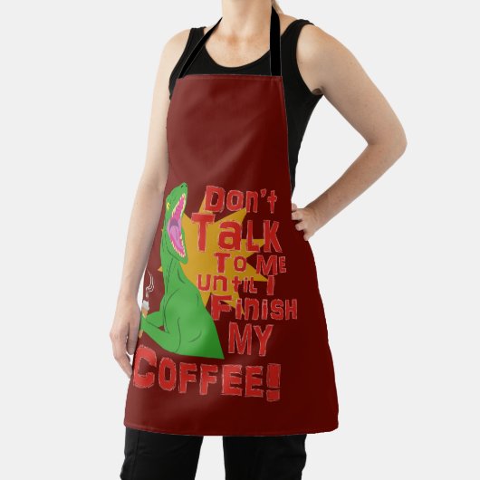 Raptoren und Kaffee Schürze (InSitu)