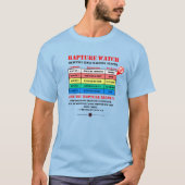 Rapture Alert Levels T-Shirt (Vorderseite)