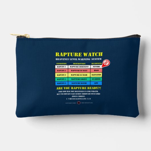 Rapture Alert Levels Zubehörtasche (Vorderseite)