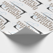 Rapture Ready - Elegant Moderne religiöse Christli Geschenkpapier (Ecke)