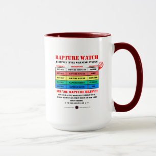 Rapture Watch - Warnstufen Tasse