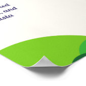 Rapunzel 1. Geburtstags-Meilenstein-Poster Poster (Ecke)