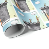 Rapunzel 2.0 Funny Geschenkpapier (Rolleneckpunkt)