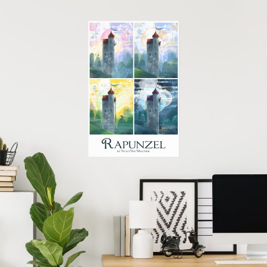 Rapunzel Art Series Poster (Heimbüro)