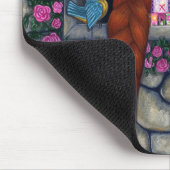 Rapunzel Big Eyes Girl Doll Niedlich Redhead Blueb Mousepad (Ecke)