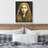 Rapunzel Canvas Print Leinwanddruck (Insitu (Schlafzimmer))