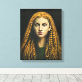 Rapunzel Canvas Print Leinwanddruck (Insitu (Holzboden))