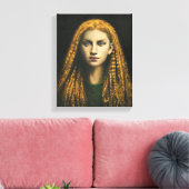Rapunzel Canvas Print Leinwanddruck (Insitu (Wohnzimmer))