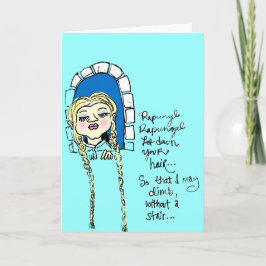 Rapunzel Card Dankeskarte