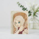 Rapunzel - Dampfpunk - Märchenkarte Postkarte (Stehend Vorderseite)