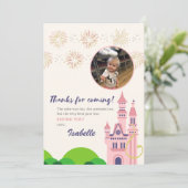 Rapunzel Dankeskarte (Stehend Vorderseite)