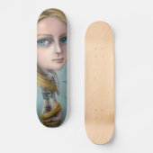 Rapunzel das Tätowierungs-Mädchen-Skateboard Skateboard (Vorderseite)
