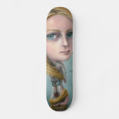 Rapunzel das Tätowierungs-Mädchen-Skateboard Skateboard (Vorderseite)
