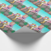 Rapunzel Einzelteile Geschenkpapier (Ecke)