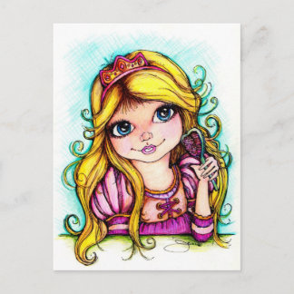 Rapunzel Fairy Tale Dream Postkarte