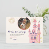 Rapunzel Foto Vielen Dank Karte (Stehend Vorderseite)