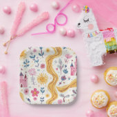 Rapunzel Inspired Party Plates Pappteller (Party)