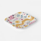 Rapunzel Inspired Party Plates Pappteller (Gewinkelt)