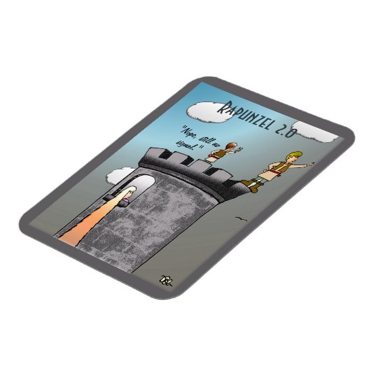 Rapunzel Jigsaw Puzzle Magnet (Linke Seite)