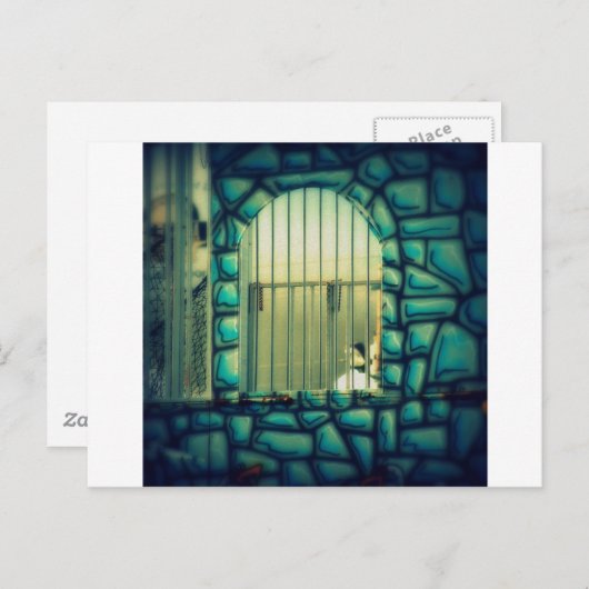 Rapunzel-Käfig Postkarte (Vorne/Hinten)