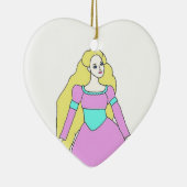 Rapunzel Keramik Ornament (Rechts)