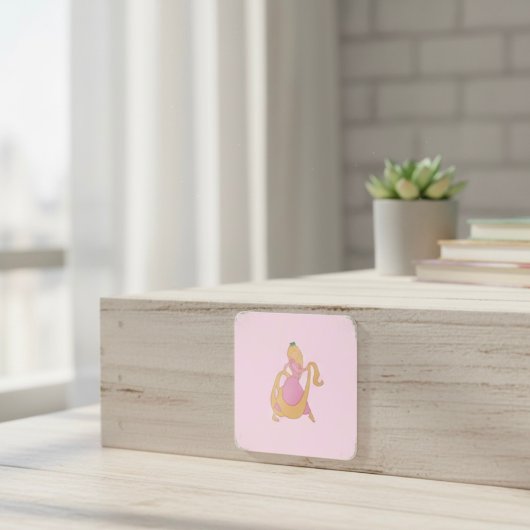 Rapunzel Ovaler Aufkleber