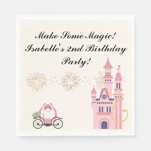 Rapunzel Party Personalisiert Napkins Serviette (Vorderseite)