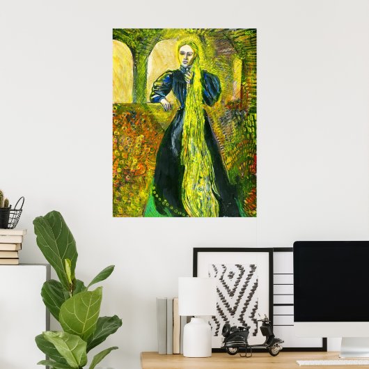 Rapunzel Poster (Heimbüro)