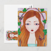 Rapunzel Postkarte (Vorne/Hinten)