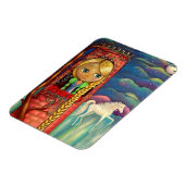 Rapunzel Puppe in Rosa Turm Einhorn Niedlich Magnet (Linke Seite)