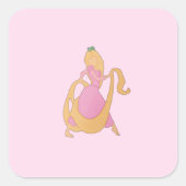 Rapunzel Quadratischer Aufkleber (Vorderseite)