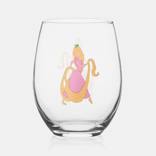 Rapunzel Stemless Weinglas Ohne Stiel (Rückseite)