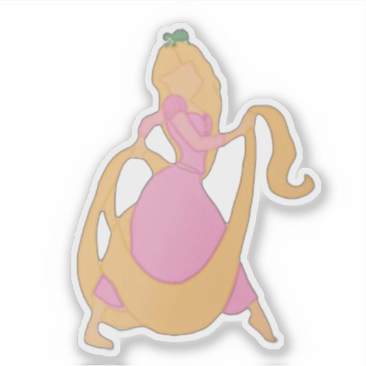 Rapunzel Sticker (Vorderseite)