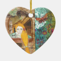 Rapunzel, träumend