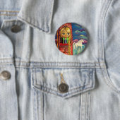 Rapunzel und der Einhorn-Knopf Button (Beispiel)