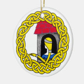 Rapunzel Verzierung Keramik Ornament (Links)