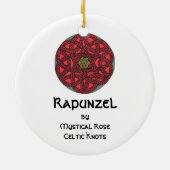 Rapunzel Verzierung Keramik Ornament (Hinten)