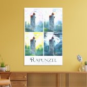 Rapunzel von morgens bis abends leinwanddruck (Insitu (Wohnzimmer))