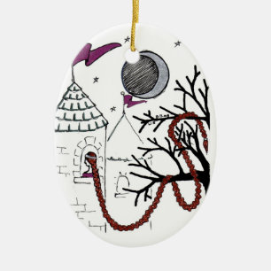 Rapunzels sehr Tagverzierung Keramikornament