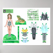 Raquel and Frida Paper Doll Set - Play oder Displa Poster (Vorne)