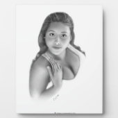 Raquelle R Fotoplatte (Vorderseite)