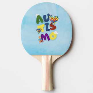 Raquete Ping Pong Mãe de Autista Tischtennis Schläger