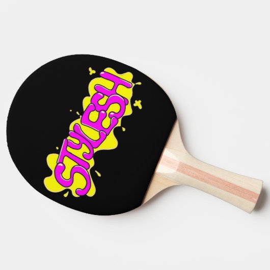 Raquete Ping Pong "Stylish" Tischtennis Schläger (Seitenansicht)