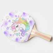 Raquette de ping-pong tischtennis schläger (Seitenansicht)