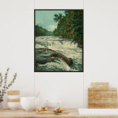 Raquette Falls auf dem Raquette River Poster (Küche)