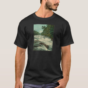 Raquette fällt auf den Raquette Fluss T-Shirt